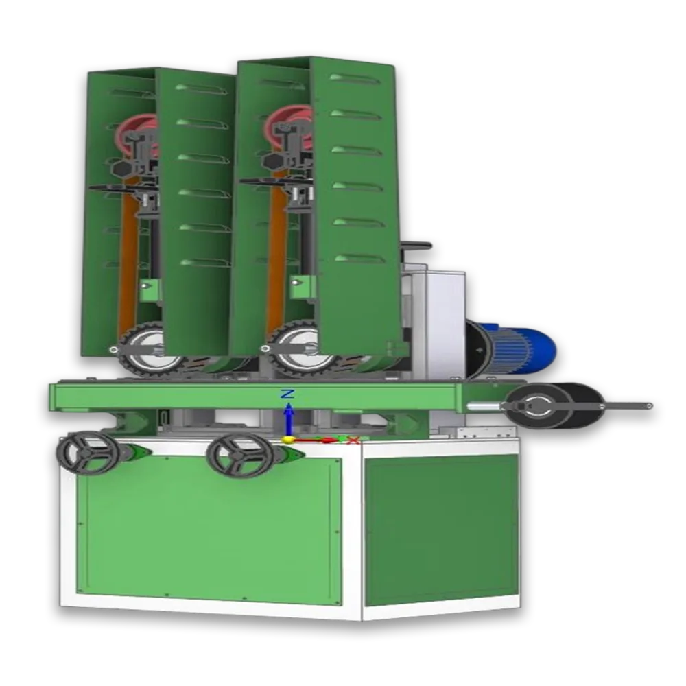 2 HEAD ABRASIVE BELT GRINDER
MACHINE (TI-AML-2)