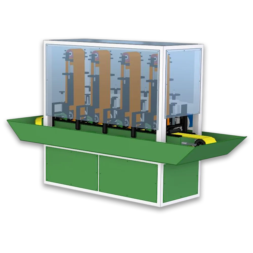 4 HEAD ABRASIVE BELT GRINDER
MACHINE (TI-AML-4)