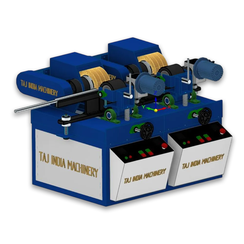 2 HEAD ROUND PIPE & BAR
POLISHING MACHINE (TI-RPM-2)