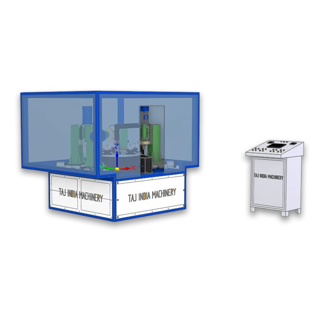 CNC AUTOMATIC 6 STATION ROTARY POLISHING MACHINE (TI-RTRY-6AIR)

